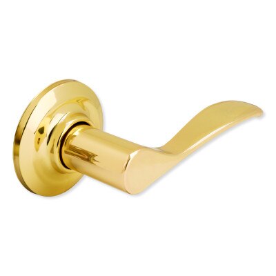 Yale Norwood Lever Passage, Non-Locking, Polished Brass